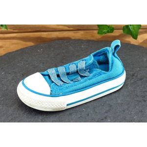 Converse All Star‎ Toddler Girls 5 Medium Blue Low Top Fabric
